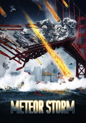 Tempête de météorites affiche 